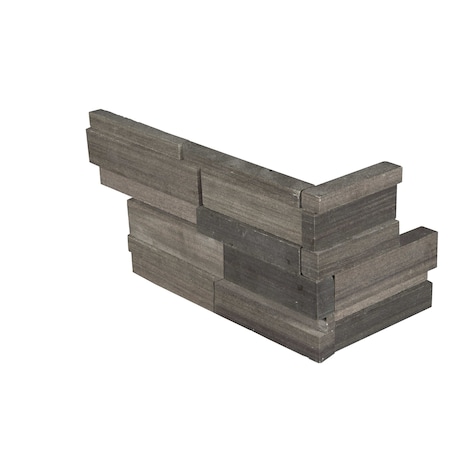 Msi Brown Wave 3D Ledger Corner SAMPLE Honed Sandstone Wall Tile ZOR-PNL-0133-SAM